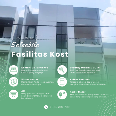 Kost Putri Salsabila Jatinangor Fasilitas1